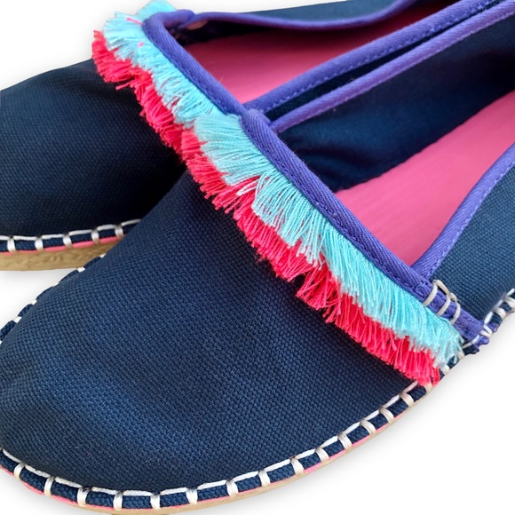 Sperry Top Sider Skysail Navy Blue Espadrilles Girls Size 3 - Picture 12 of 13